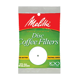 Melitta  Disc Coffee Filter, fits all percolators, 3 1/2